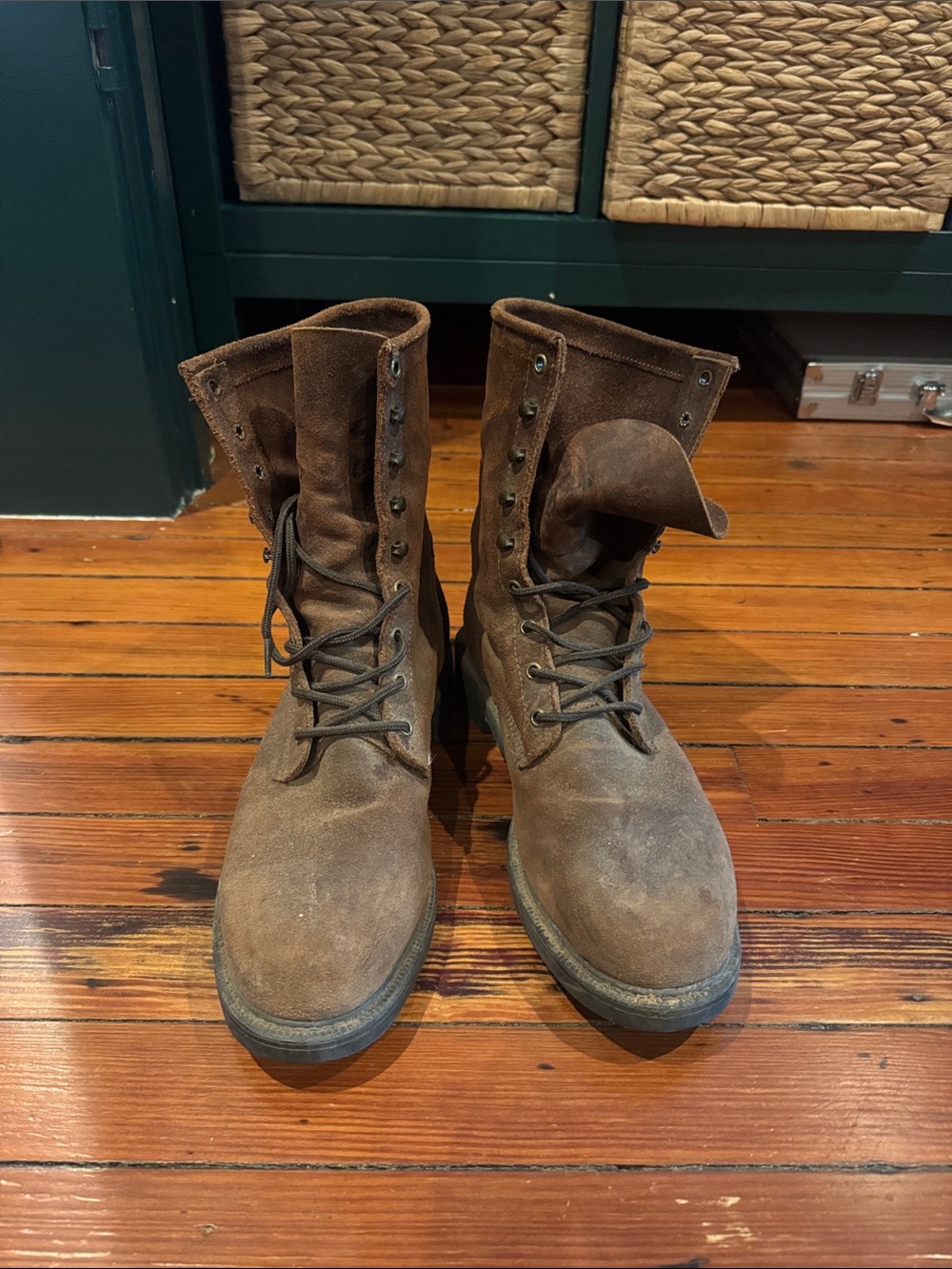 Justin Brown Work Utility Steel Toe Waterproof Boots Men